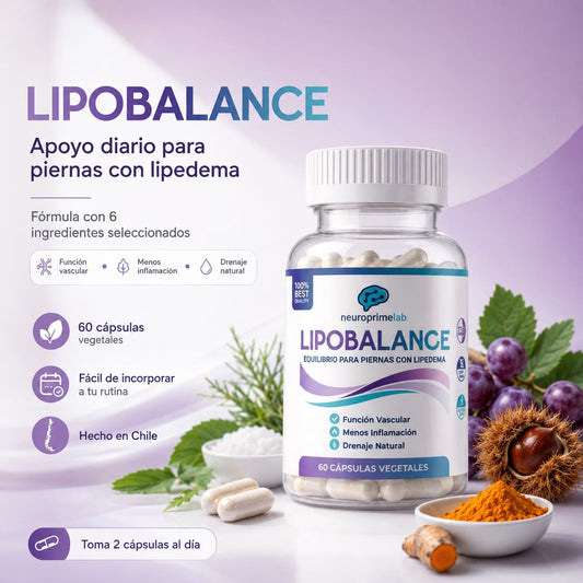 LIPOBALANCE - Apoyo para el Lipedema - 60 Cápsulas