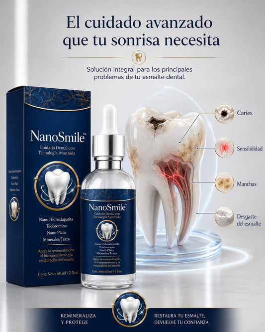 NanoSmile™ – Tapa Caries y Daños Dentales en 1 minuto