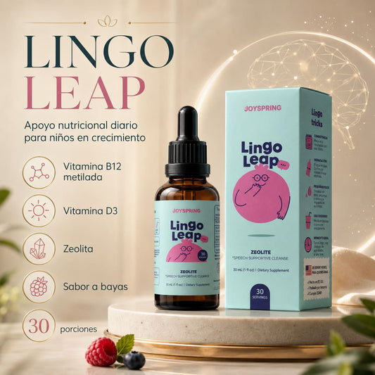 Lingo Leap™ – Apoyo Nutricional para Comunicación y Concentración Infantil