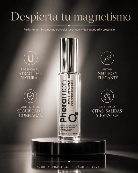 PheroMen - Perfume de Feromonas para Atraer Mujeres