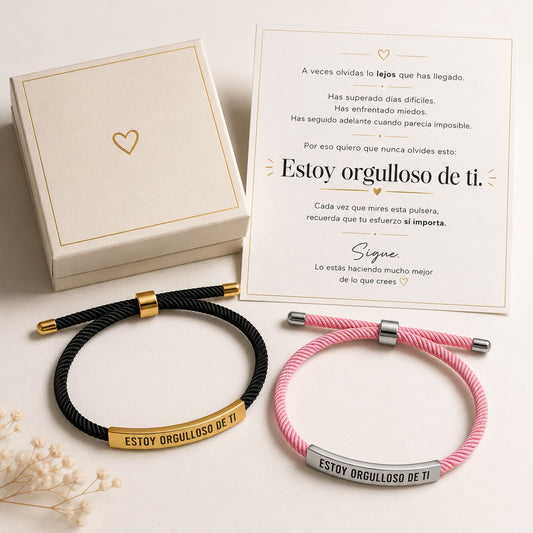Pulsera Estoy Orgulloso de Ti - Un recordatorio de Amor y Amistad