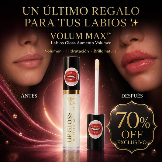 VOLUM MAX™ Gloss para Labios - Volumen Inmediato